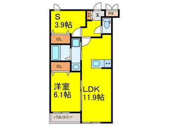 間取図 ワンズレジデンス西湊