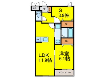 間取図 ワンズレジデンス西湊