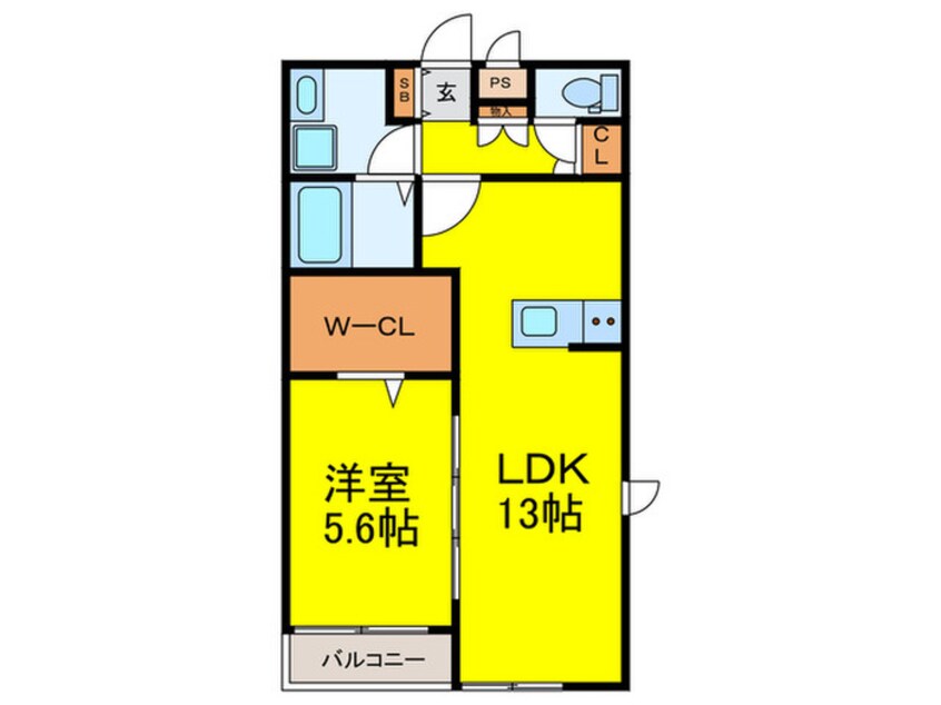 間取図 ワンズレジデンス西湊