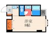 ＦＬＡＴ１３６ 1Rの間取り