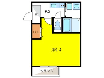 間取図 フジパレス森河内西