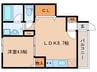 ＴＥＲＵＭＡ・ＭＡＲＥ茶園場町 1LDKの間取り
