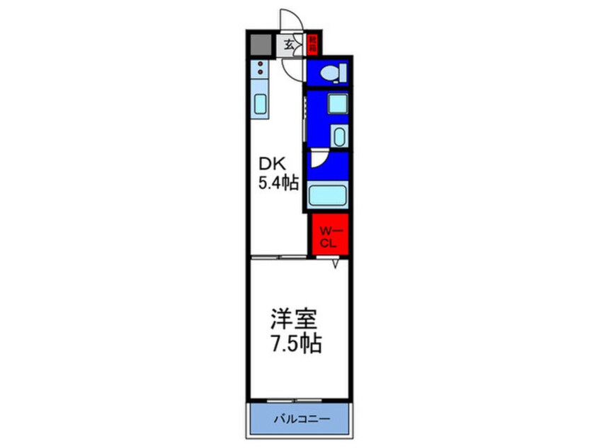 間取図 セレッソプラーサ大今里