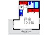 ロイヤル蛍池 1Rの間取り