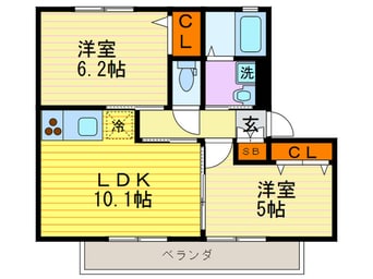 間取図 ブリリアン鳴滝