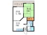 小池マンション 2DKの間取り