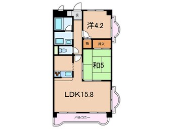 間取図 サンプラザ本山南