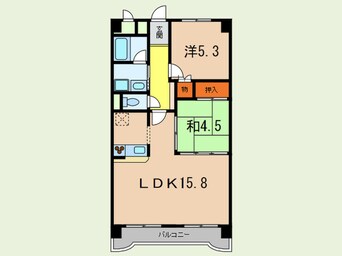 間取図 サンプラザ本山南