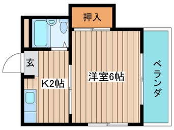 間取図 晩成ハイツ関目