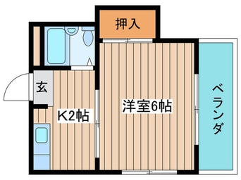 間取図 晩成ハイツ関目