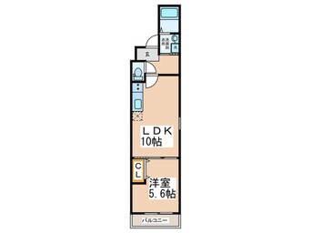 間取図 フジパレス沢ノ町Ⅴ番館