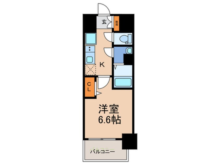 間取図 メルディア大正Ｄ.Ｃ.