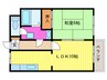 ジョムリハイツ 1LDKの間取り