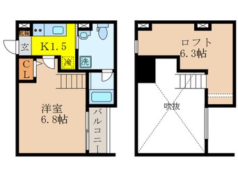 間取図 WISTERIA R&T