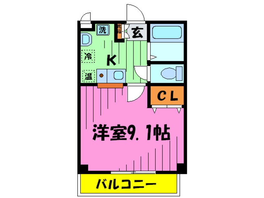 間取図 プレアデス東中本