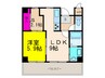 キャニスコート　上新庄 1LDK+Sの間取り