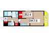 RIFF石橋阪大前 1DKの間取り