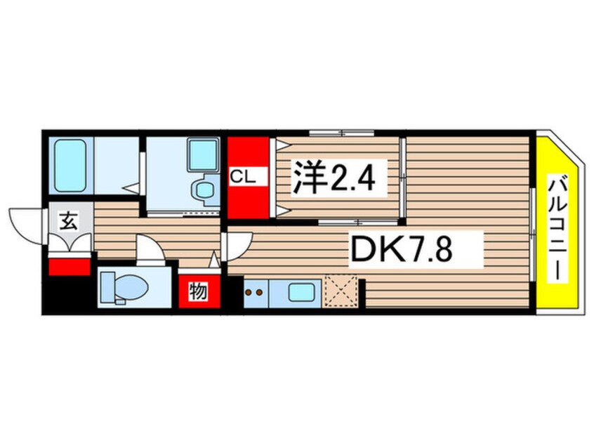 間取図 RIFF石橋阪大前