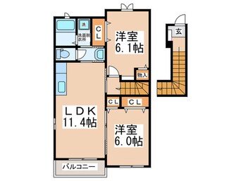 間取図 カーサ　ドマーニ