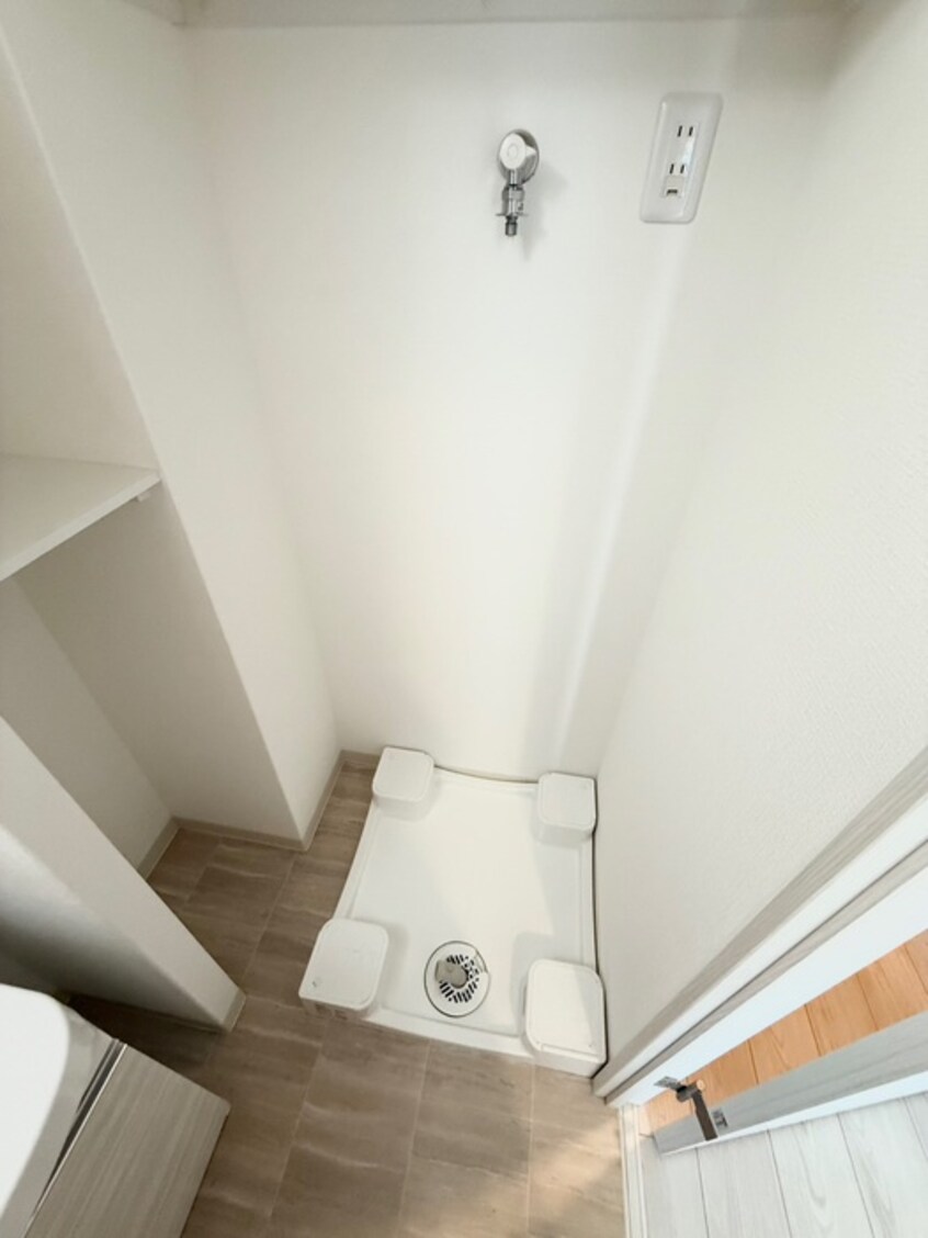 洗濯機置場 アドバンス天王寺南パキラ