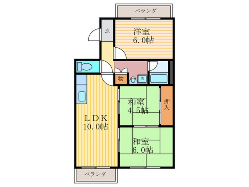 間取図 エバグリーン