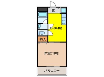 間取図 ハーブプラザ和泉鳥取Ⅲ番館