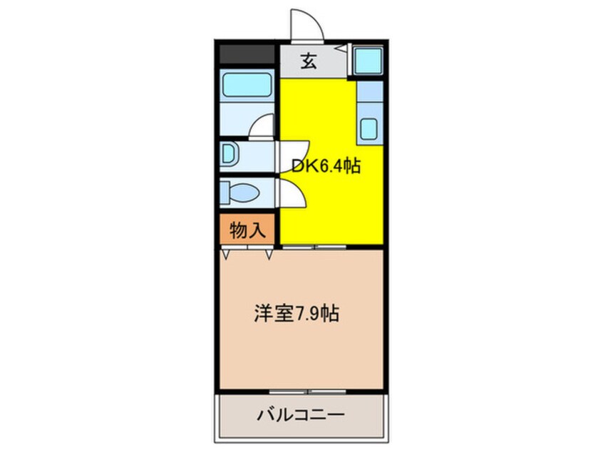 間取図 ハーブプラザ和泉鳥取Ⅲ番館