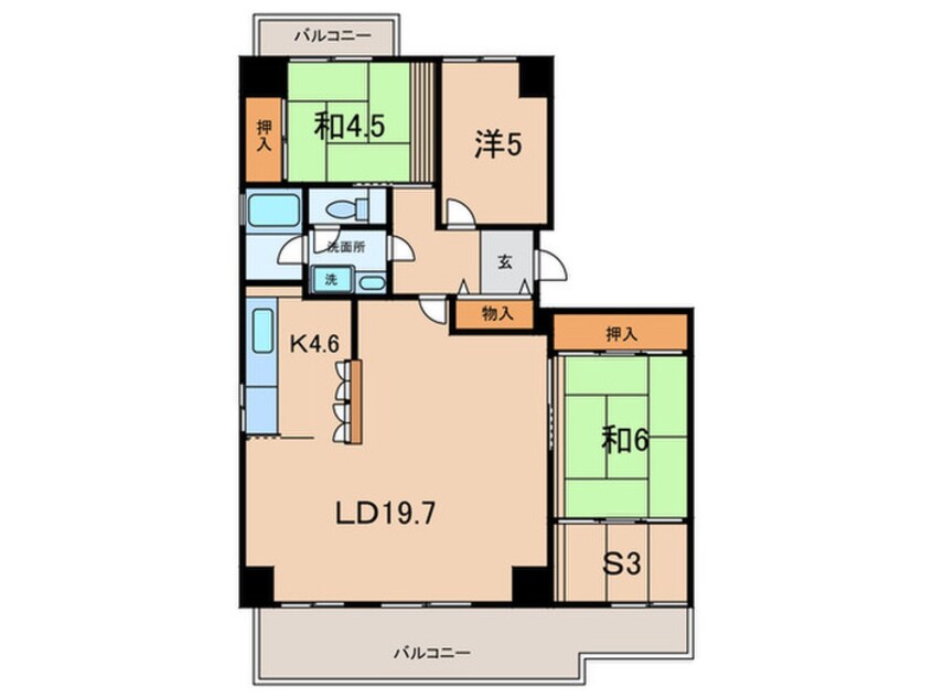 間取図 光明池駅前２街区１号棟