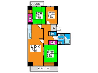 間取図 光明池駅前２街区１号棟