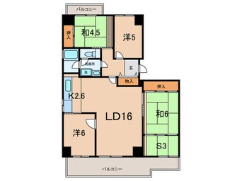 間取図 光明池駅前２街区１号棟