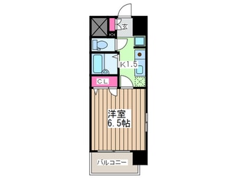 間取図 ｴｽﾘｰﾄﾞ京橋ｽﾃｰｼｮﾝﾌﾟﾗｻﾞ(909)