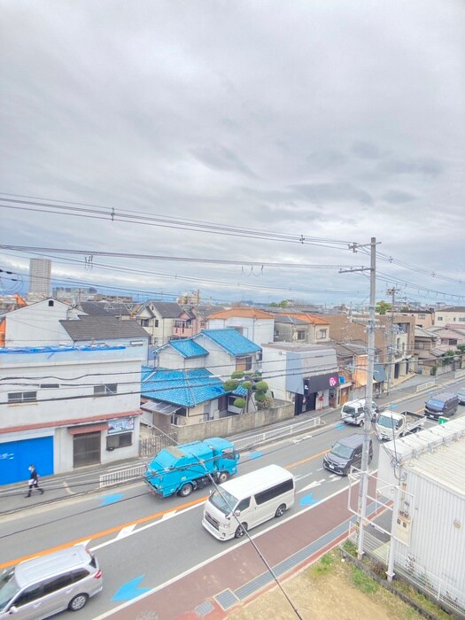 室内からの展望 くろ～ば菱江