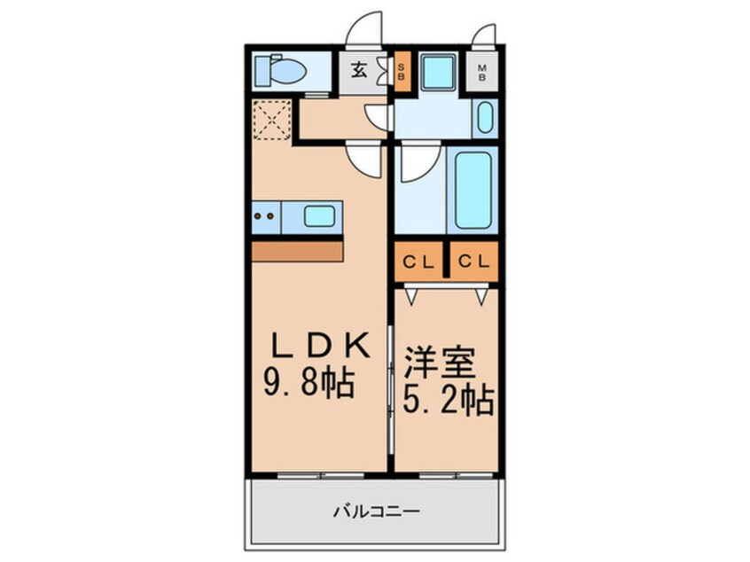 間取図 プレジオ十三