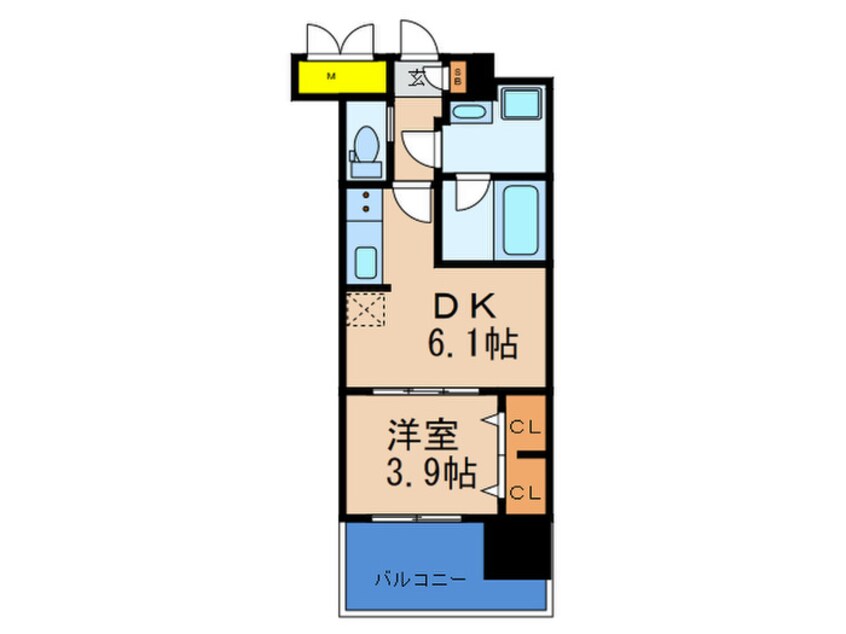 間取図 プレジオ十三