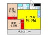 エレガンス 桃山台 2LDKの間取り