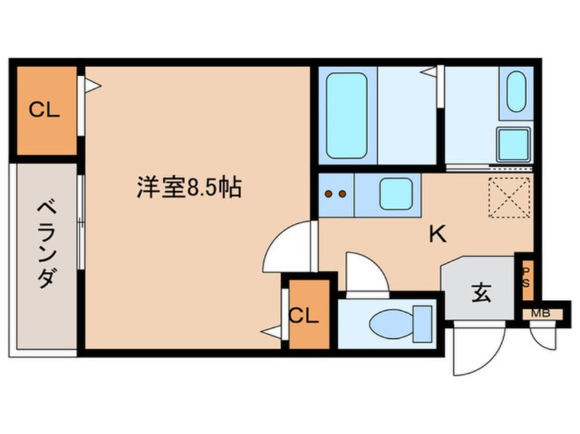 間取図 フジパレス高井田Ⅲ番館