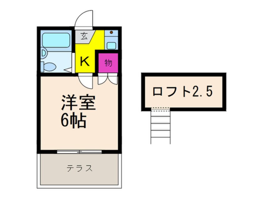 間取図 エイブル富田