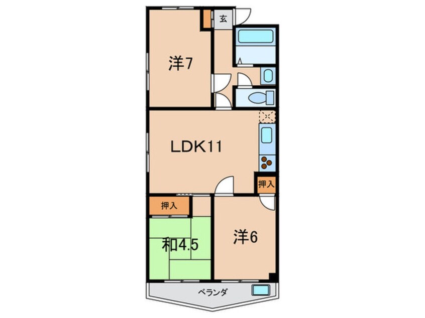 間取図 成徳マンション