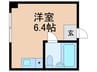 垣崎ビル 1Rの間取り