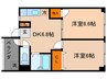 富小路マンション（５４０） 2DKの間取り