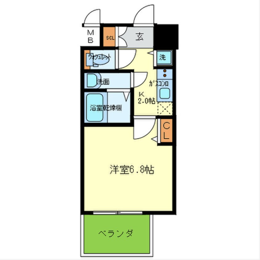 間取図 ｵﾙｺﾞｸﾞﾗｰﾄ森ノ宮南館