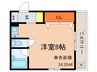 NCグリーンハイツ 1Rの間取り