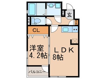 間取図 ALEGRIA 天王寺