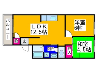 間取図 グリーンヒル小金台B棟