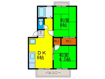 間取図 北山ハイツⅢ