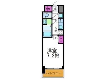 間取図 ｻﾑﾃｨ大阪GRAND　EAST(607)