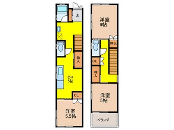 間取図 笠屋町貸家