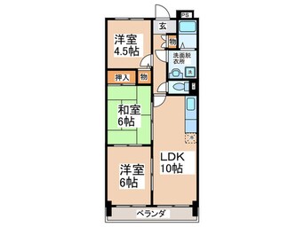 間取図 エスポワール参番館