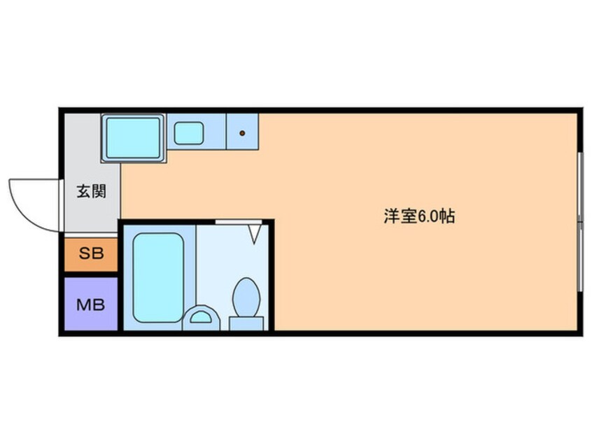 間取図 コーポ三矢