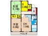 枚方ハイツ弐号棟（202） 2DK+Sの間取り